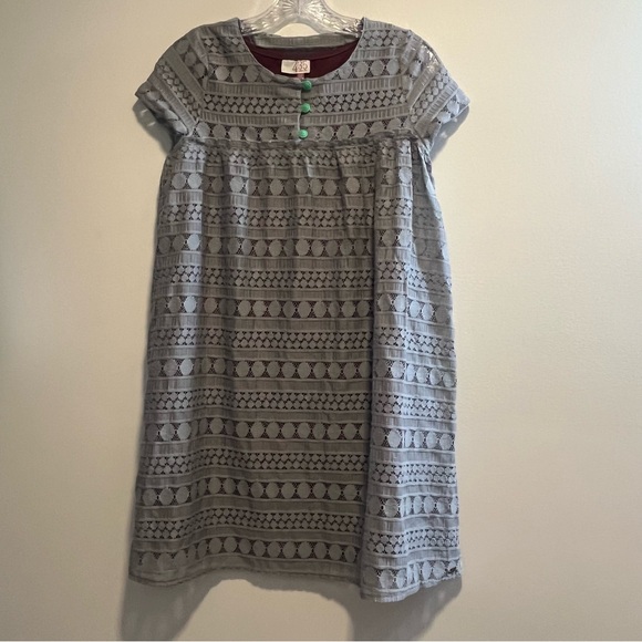 Matilda Jane Other - Matilda Jane 435 Sovereign Dress Girls Size 14 Lace Overlay Boho Cottagecore